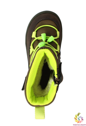 Lurchi Jace Tex Khaki-Lime zimné