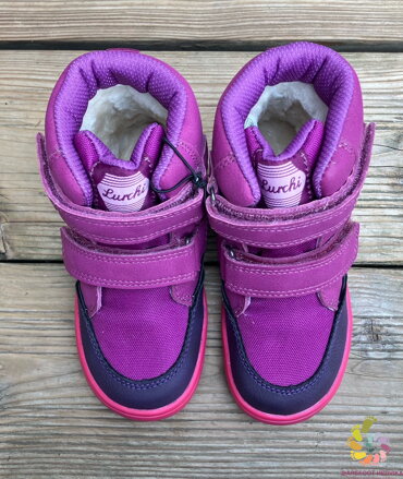 Lurchi Jimmy Tex Purple-Pink zimné