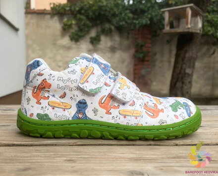Lurchi BF Nexo Nappa White Dino