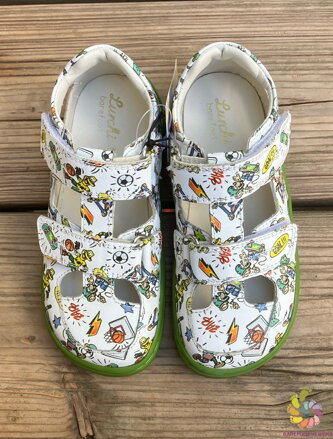 Lurchi Nando Barefoot White-Green