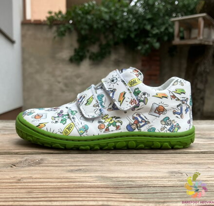 Lurchi Noah Barefoot White-Green