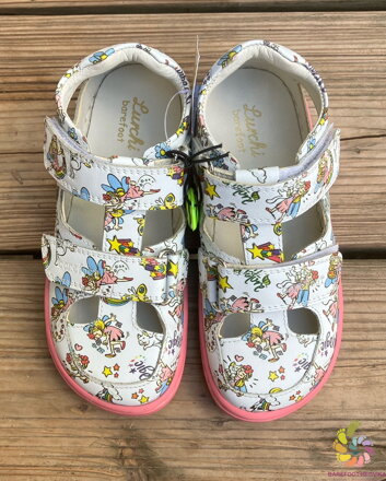 Lurchi Nando Barefoot White-Pink