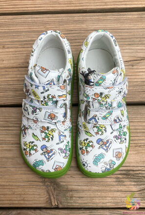 Lurchi Noah Barefoot White-Green