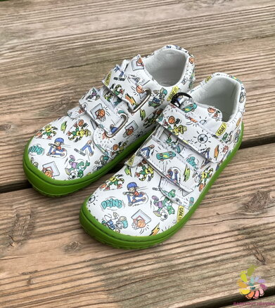 Lurchi Noah Barefoot White-Green