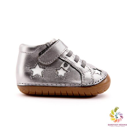 Barefoot prewalkers shoes Old Soles Reach Pave Rich Silver / Snow / Gum Sole