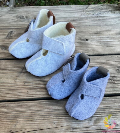 Oma King papučky Kaku Grey