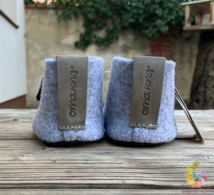 Oma King papučky Kaku Grey