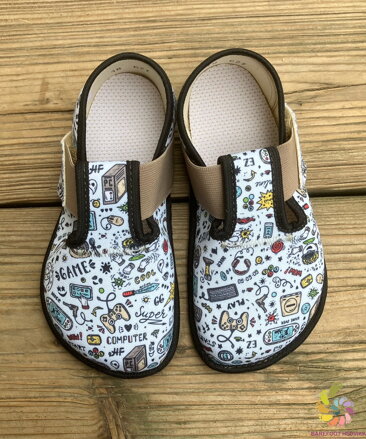 Pegres slippers BF01 Gaming Black