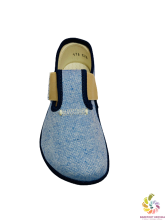 Barefoot slippers Pegres blue