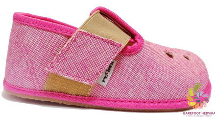 Barefoot slippers Pegres pink with openings