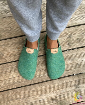 Pegres papuče BF15U zelená