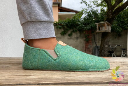 Pegres papuče BF15U zelená