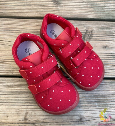 Barefoot sneakers Protetika Roby Red