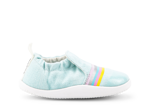 Bobux Xplorer Scamp Aqua + Silver Rainbow