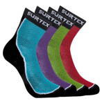 Letné ponožky Surtex fialové 50% merino