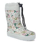 Koel4kids Rubber Boots Flowers Green zimné