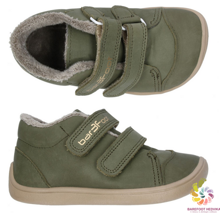 Bar3foot Elf Step Tex Olive Winter