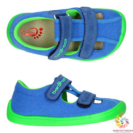 Bar3foot Elf Sandal Blue