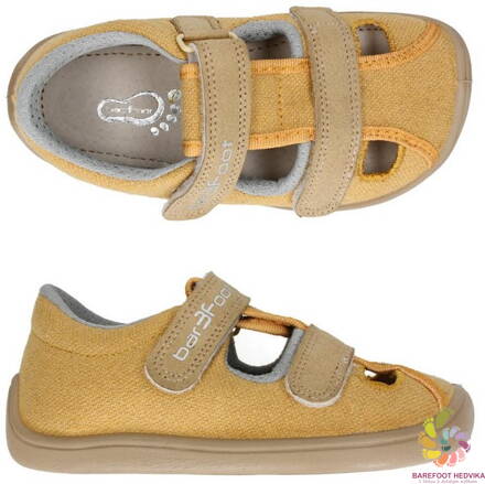 Bar3foot Elf Sandal Honey Yellow