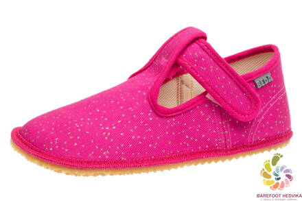 Beda slippers Pink Shine (narrower cut)