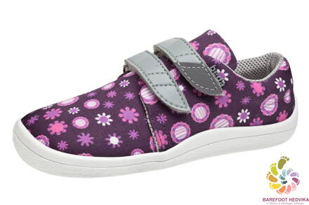Beda tenisky Violet Flower (spevnená päta)
