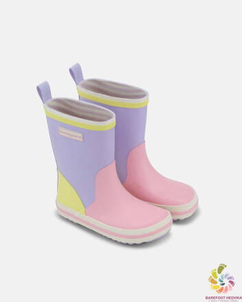 Bundgaard Charly High Rubber Boots Lilac Multiprint