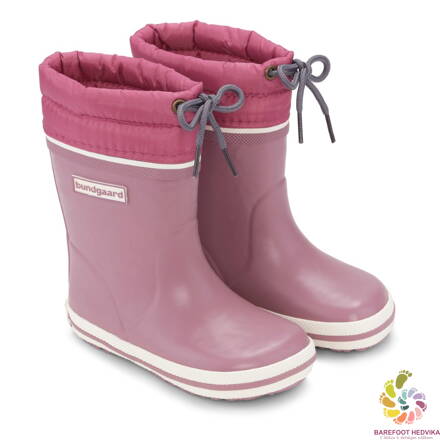 Bundgaard Cirro High Rubber Boots Winter Dark Rose