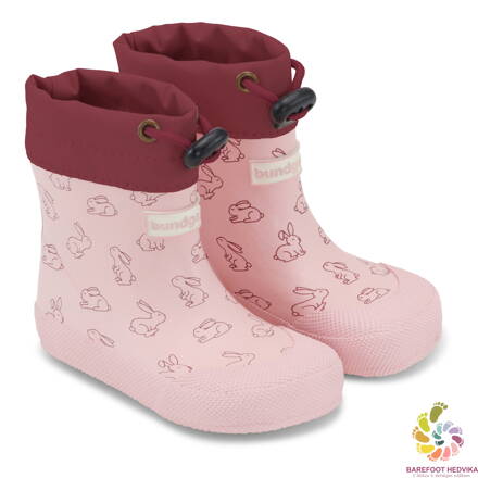 Bundgaard Cover Rubber Boots Rabbit Rose