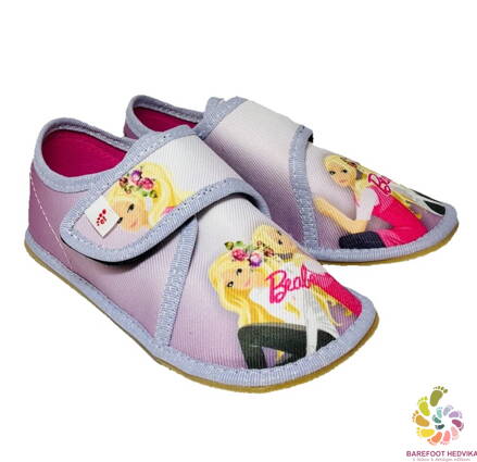 Chaussons EF barefoot en tissu - 394 Butterfly