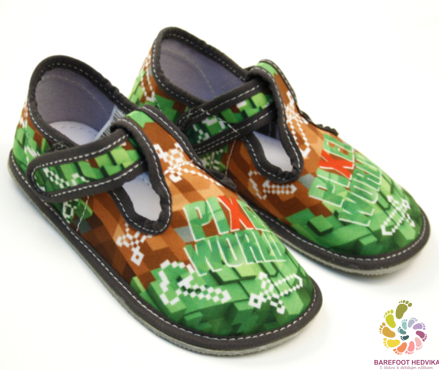 EF Barefoot slippers 395 Pixel World