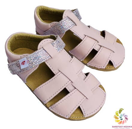 EF Barefoot sandálky Powder Pink 2025