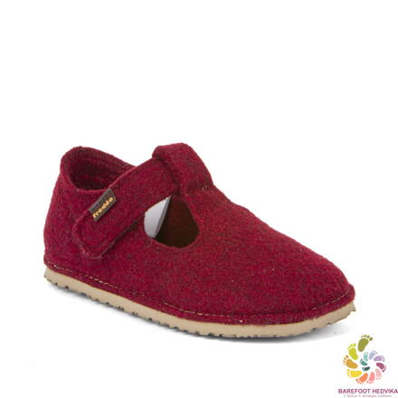 Froddo papuče Flexy Wooly Bordeaux