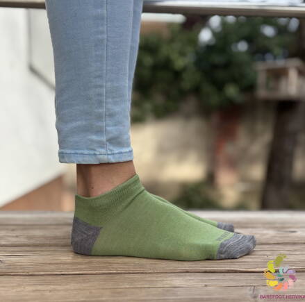 Hedvika ponožky 80% Merino Low Cut Green