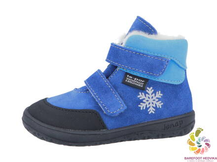 Jonap Jerry Light Blue Snowflake SLIM Winter Wool