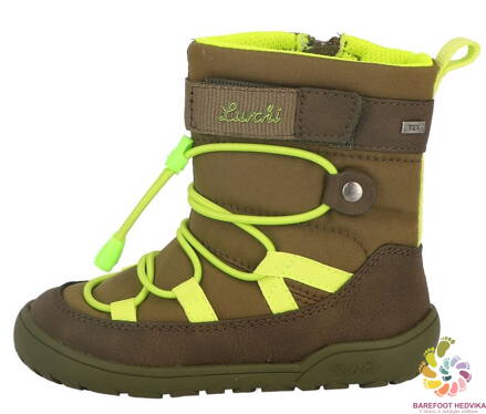 Lurchi Jace Tex Khaki-Lime zimné